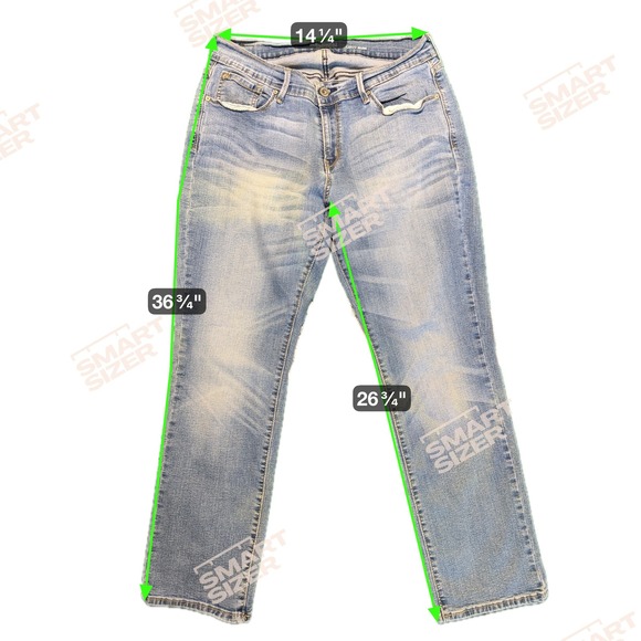 DENIZEN from Levi's Curvy Slim Jeans Light Wash Women's Size 12S W31 L30 - Picture 2 of 7